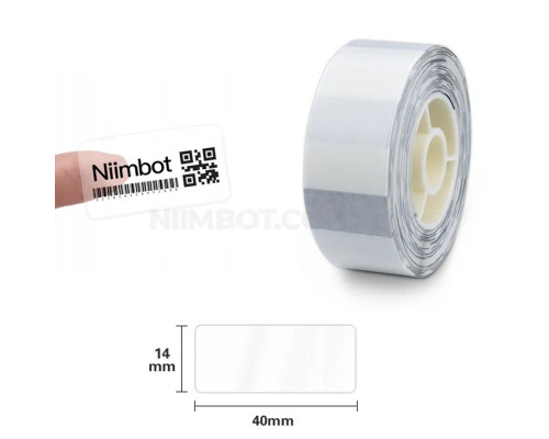 Етикетки NIIMBOT TT14*40-160 Transparent For D11/D110/D101/H1S (A2G88588302) (A2G88588302)