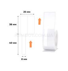 Етикетки NIIMBOT T25*38+40-100C Cable White For B1/B21/B3S (A2K88388601) (A2K88388601)