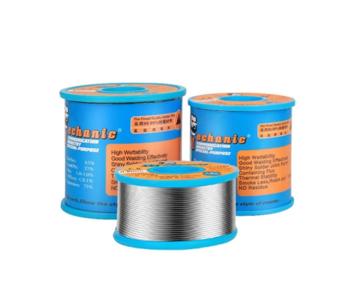 Припій Mechanic WZ-100, Sn 63% , Pb 37%, флюс 1-3%, 0,3 мм, 200 г PLS-00-00112137
