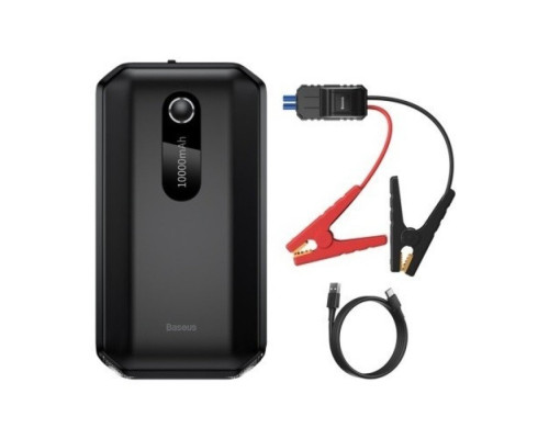 Автомобільний пуско-зарядний пристрій Baseus Super Energy Air Car Jump Starter（10000mAh) Black (CGNL020101)