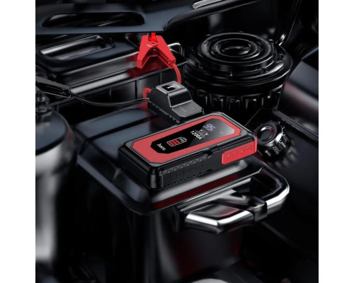 Автомобільний пуско-зарядний пристрій HOCO QS3 Victory car emergency starter power bank (10000mAh) Black (6942007635530)