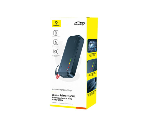 Пуско-зарядний пристрій Baseus PrimeTrip VJ1 Supercapacitor Car Jump Starter 1200A Cosmic Black (C00269000121-00)