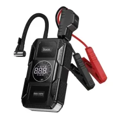 УМБ - пусковий пристрій + Компресор Hoco QS6 Clever air pump+emergency start-up 8000mAh 800A Black mag-6942007673013153797