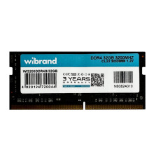 DDR4 Wibrand 32GB 3200MHz CL22 SODIMM (WI3200DDR4S/32GB)