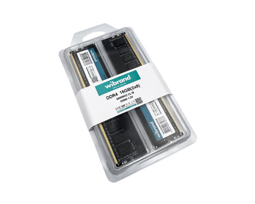 Оперативна пам'ять DDR4 Wibrand 16GB(2x8) 3600MHz CL18 DIMM (WI3600DDR4D/2x8GB)