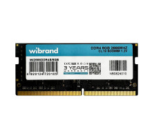 DDR4 Wibrand 8GB 2666MHz CL19 SODIMM (WI2666DDR4S/8GB)