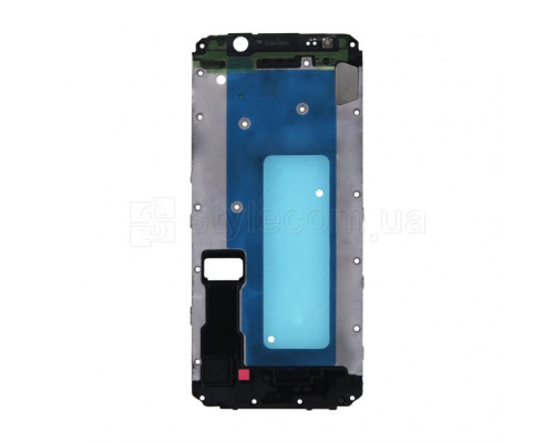 Корпусна рамка з проклейкою для Samsung Galaxy J6/J600 (2018) black TPS-2710000222767