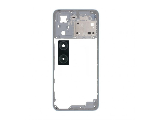 Корпусна рамка для Oppo A57s, A77 4G зі склом камери sky blue High Quality TPS-2710000343820 2710000343820