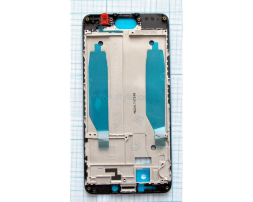 Корпусна рамка з проклейкою для Meizu M5С black TPS-2710000162759
