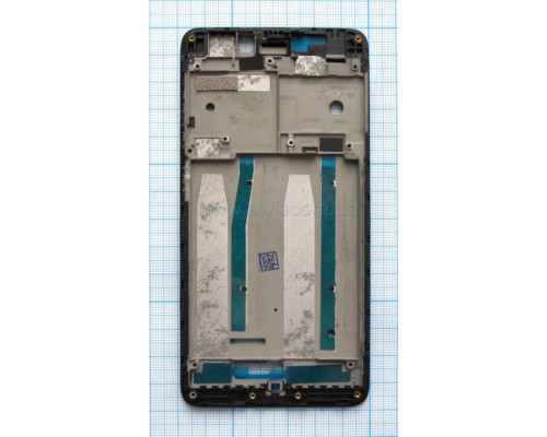 Корпусна рамка з проклейкою для Xiaomi Redmi 4A black TPS-2710000162698