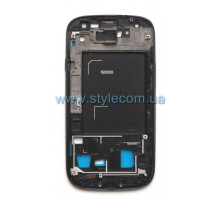 Корпусна рамка з проклейкою і шлейфами для Samsung Galaxy S3 I9300 black TPS-2701581100001
