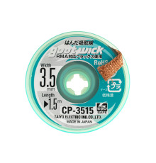 Мідна стрічка-оплітка для випаювання GOOT CP-3515, 150см