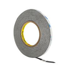 Скотч двосторонній 3M, чорний, ширина 10мм, товщина 0,15 мм, довжина - 50 метров (оригінал) NBB-76001