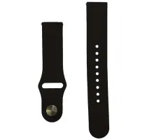 Ремінець SILICONE 20 mm. Black mag-2000001130001143781