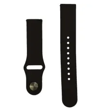 Ремінець SILICONE 20 mm. Black mag-2000001130001143781