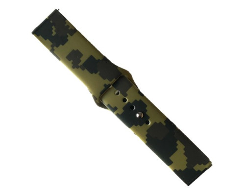 Ремінець SILICONE 22 mm. PIXEL ARMY mag-200000141330213222