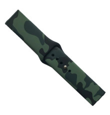 Ремінець SILICONE 20 mm. CAMOUFLAGE Black-green 1 mag-2000001591062132767