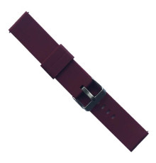 Ремінець SILICONE METAL CLAPS 20 mm. Red wine mag-2000001603833139936