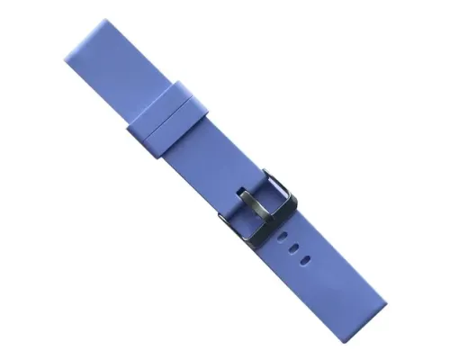 Ремінець SILICONE METAL CLAPS 20 mm. Lilac mag-2000001603949145575