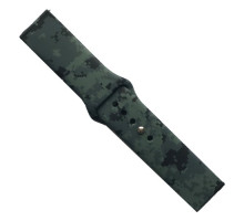 Ремінець SILICONE 22 mm. CAMOUFLAGE PIXEL Black-green 2 mag-2000001591178132778