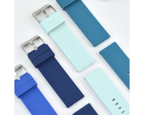 Ремінець SILICONE METAL CLAPS 20 mm. Silt mag-2000001603840139937