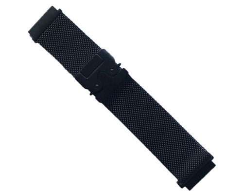 Ремінець NEW MILANESE LOOP CLAPS BOX 22 mm. Black mag-2000001604892141416