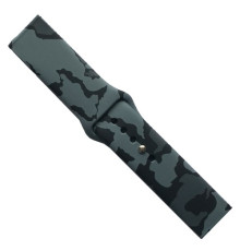 Ремінець SILICONE 20 mm. CAMOUFLAGE Black-grey mag-2000001591086132769