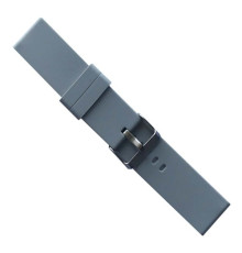 Ремінець SILICONE METAL CLAPS 22 mm. Light grey mag-2000001604205139973