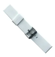 Ремінець SILICONE METAL CLAPS 22 mm. White mag-2000001604038145578