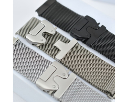 Ремінець NEW MILANESE LOOP CLAPS BOX 22 mm. Titanium mag-2000001604915141418