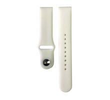 Ремінець SILICONE 20 mm. White mag-2000001235843139566