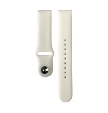 Ремінець SILICONE 20 mm. White mag-2000001235843139566
