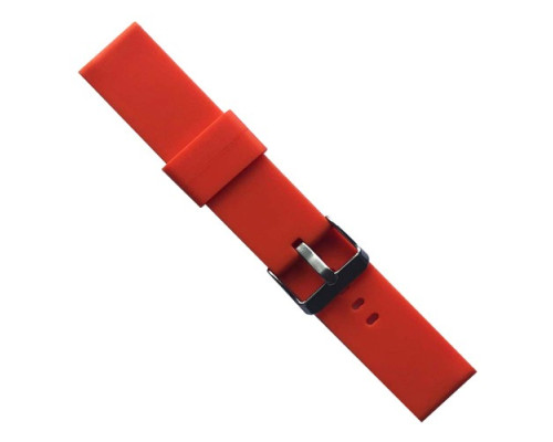 Ремінець SILICONE METAL CLAPS 20 mm. Orange mag-2000001603901139943