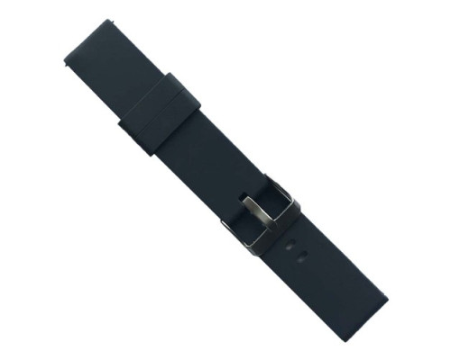 Ремінець SILICONE METAL CLAPS 22 mm. Grey mag-2000001604144139967