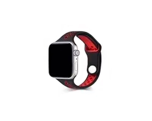 Ремінець для годинника Apple Watch Small Waist two colors 38/40/41mm Black-Red