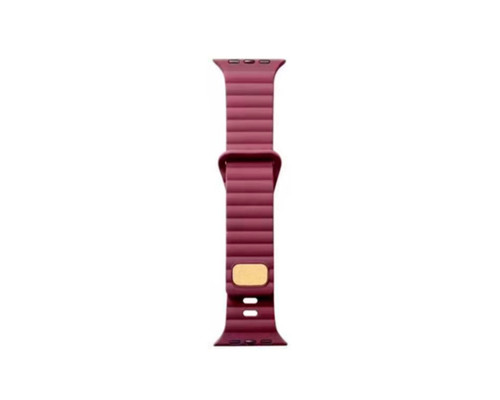 Ремінець для годинника Apple Watch Lightning Buckle 42/44/45/49mm Wine