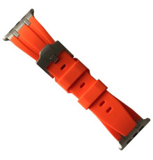Ремінець Sports Soft Rubber Bracelet для Apple Watch 42/44/45/49 Titanium-Orange mag-200000148477735471