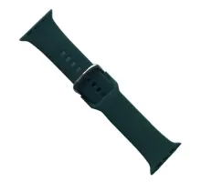 Ремінець для Apple Watch SILICONE METAL CLAPS 38/40/41mm Pine green mag-2000001647196147159
