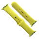 Ремінець для Apple Watch Silicone 38/40/41 2в1 (37) New yellow mag-2000001608135141640