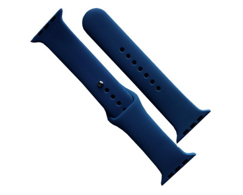 Ремінець для Apple Watch Silicone 38/40/41 2в1 (70) Deep navy mag-2000001608371141661