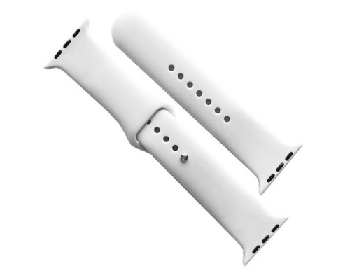Ремінець для Apple Watch Silicone 42/44/45/46/49 2в1 ( 9) White mag-2000001608487141671