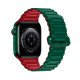 Ремінець Apple Watch HOCO iWatch WA06 Flex. Military pattern Magnetic Silicone 38-41mm Green red mag-693147478722435251