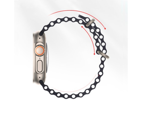 Ремінець Apple Watch HOCO iWatch WA12 Original Marine 2-buckle Silicone 38-41mm Yellow mag-693147478952539724