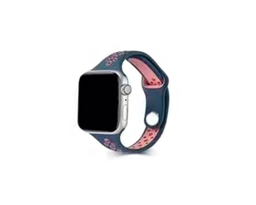 Ремінець для годинника Apple Watch Small Waist two colors 42/44/45/49mm Blue-Pink