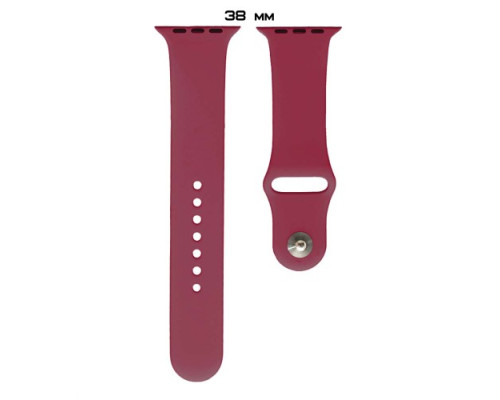 Ремінець для Apple Watch Silicone 38/40mm M (36) Rose red mag-200000097872741167