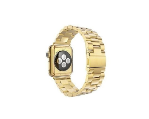 Ремінець для Apple Watch 3-BEAD METAL BAND 42/44mm Gold mag-2000001250143141394