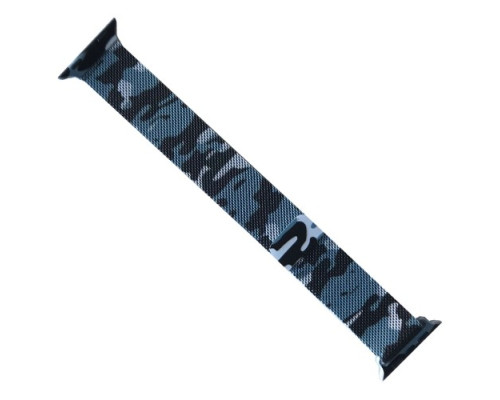 Ремінець для Apple Watch Milanese Loop BOX 38/40 Army-silver mag-200000147475434572