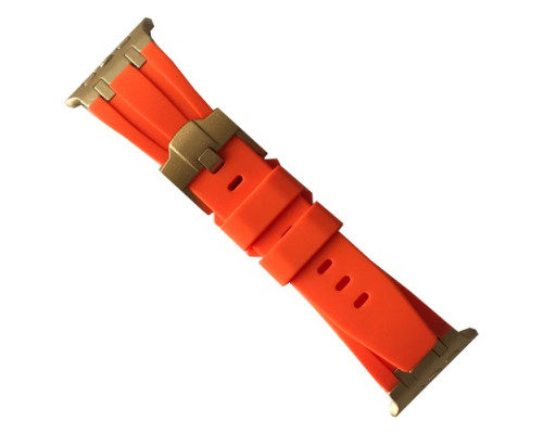 Ремінець Sports Soft Rubber Bracelet для Apple Watch 42/44/45/49 Gold-Orange mag-200000148481435475