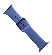 Ремінець для Apple Watch SILICONE METAL CLAPS 38/40/41mm Lilac mag-2000001647202147160