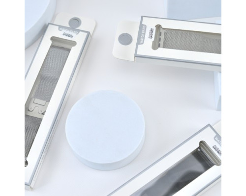 Ремінець для Apple Watch NEW Milanese Loop CLAPS BOX 42/44/45/46/49 Silver mag-2000001604847141414